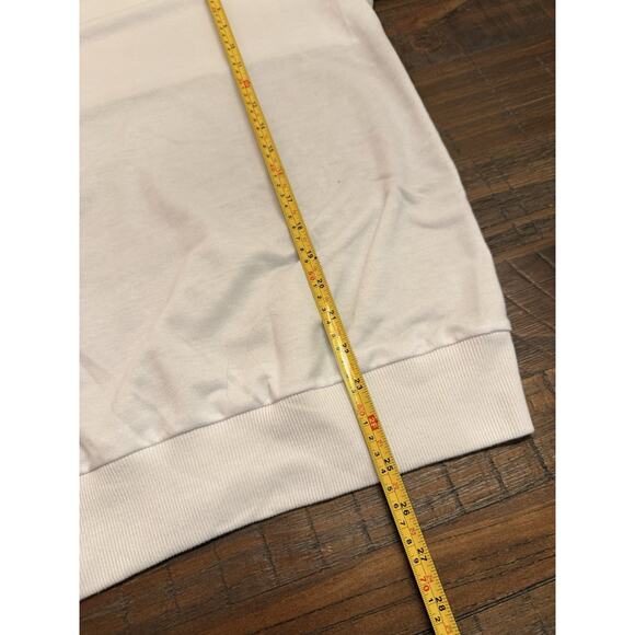 CRML Colorblock Sweatshirt White Navy Gray Long Sleeve Pullover Size M - Picture 5 of 5